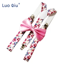 Новое поступление для мужчин подтяжки для женщин с бабочкой 2,5 Ширина 3 зажимы Подвески Brace Регулируемый эластичный Y назад ж