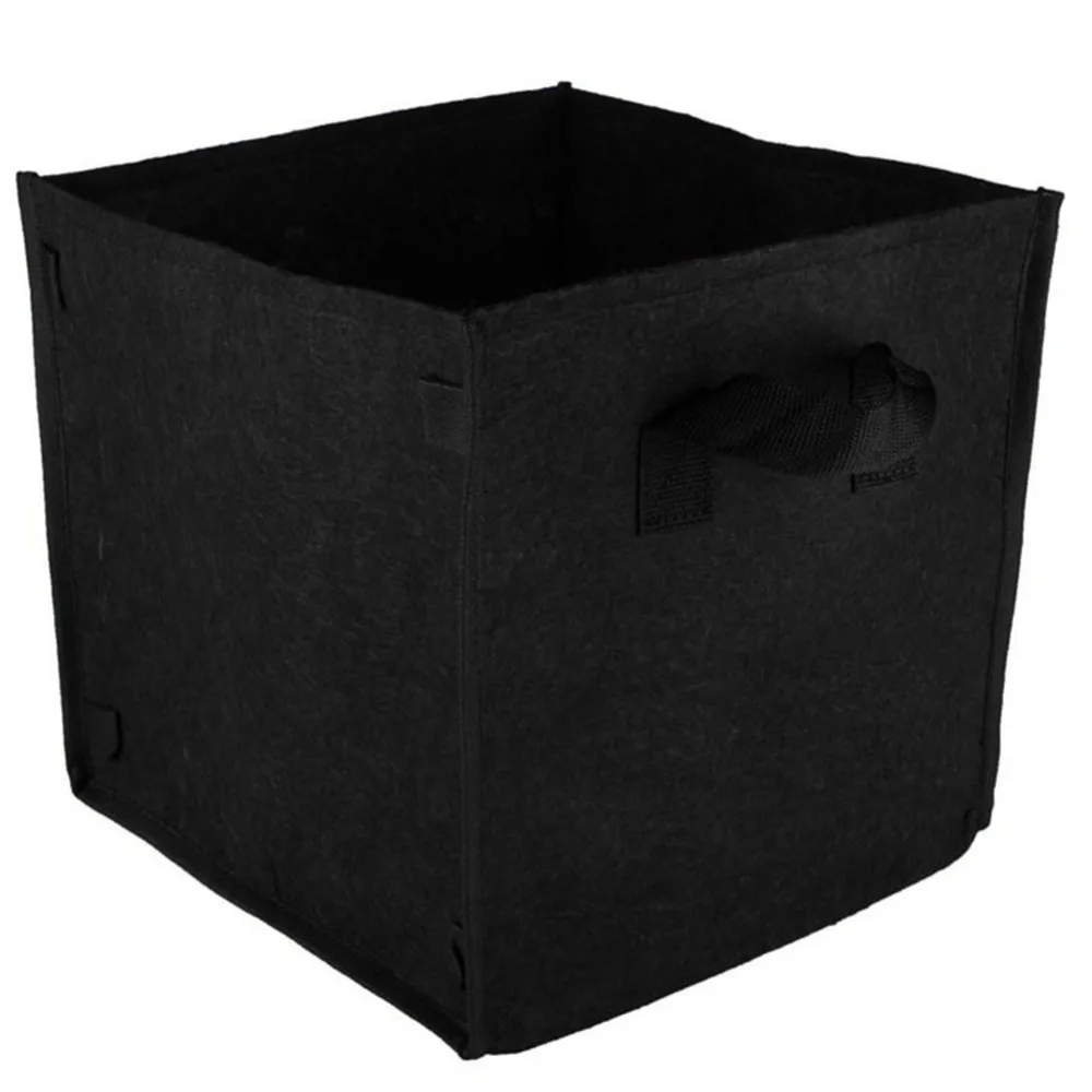 

Grow Bags Square Felt Planting Bag Flowerpot Planting Bag Nursery Seedling Pots Container For Nursery Garden