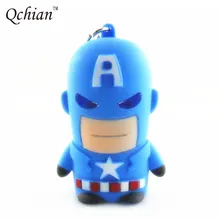 Movie The Avengers Alliance Keyrings Superhero Newest 3D Plastic Captain America font b LED b font