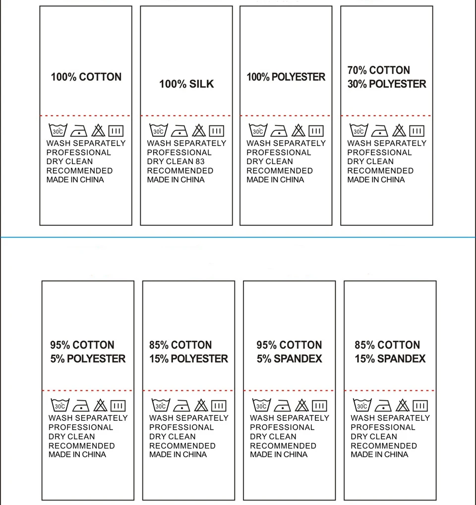 Kleidungsstück zubehör, wäsche pflege etiketten lager, komponente druck