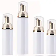 1 шт. пустой 30 мл 60 мл 80 мл 100 мл косметическое средство для очищения лица крем для мытья пластиковый ПЭТ Жидкое мыло Пена бутылка с насос пенообразователя