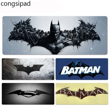 

congsipad Custom Skin Batman Comcis Large Mouse pad PC Computer mat Size for 30x80cm 30x90cm Rubber Mousemats