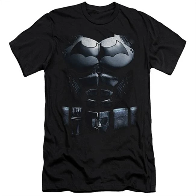 Batman Arkham Origins-Costume - Short Sleeve Adult 30-1 Tee Black - Extra Large