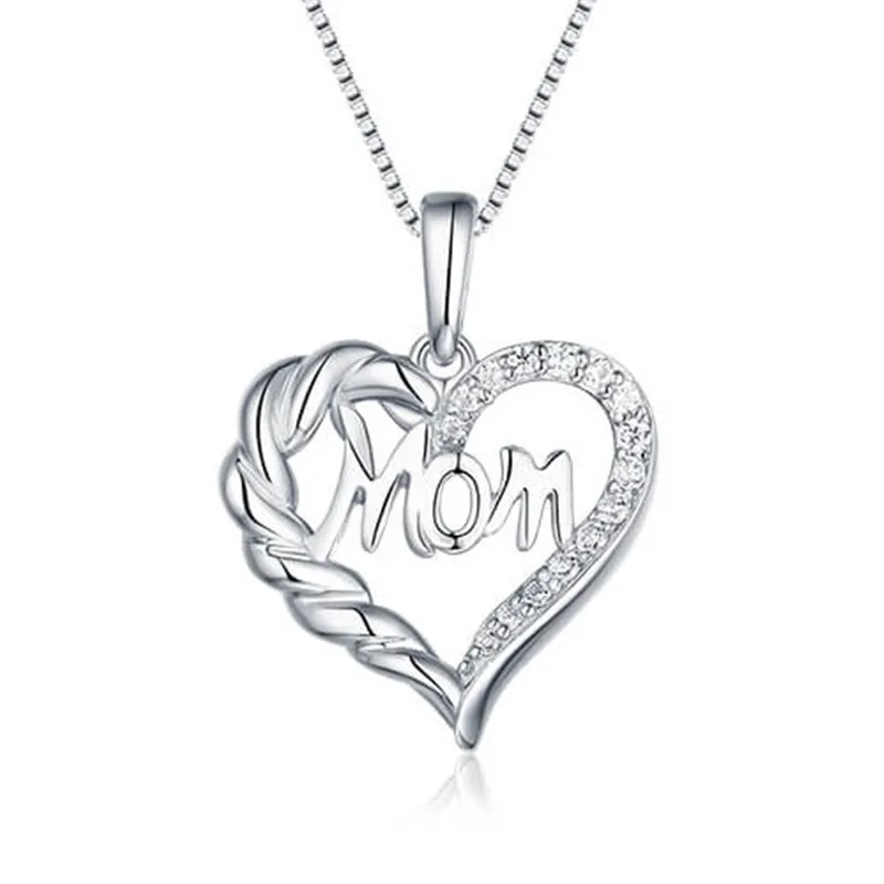 

Custom Birthstone Necklace Mom Necklaces Sterling Silver 925 Chain For Mother Gift Personalized Jewelry Women