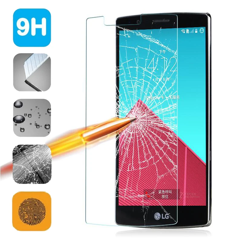 

9H Tempered Glass Screen Protector Film For LG Spirit Leon Magna Nexus 5X G3s G4s G3 G5 Beat K10 K7 X210DS K220DS X Power Case