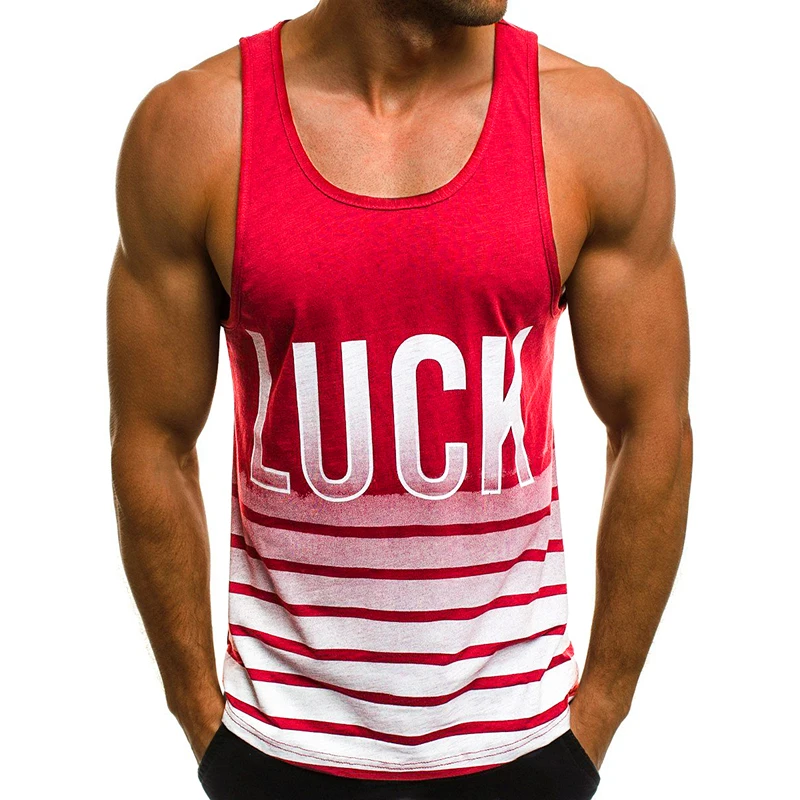 

Free Shipping Special Offer 2019 New Arrival Foreign Trade New Letter Printing Hooded Sleeveless Mens Vest