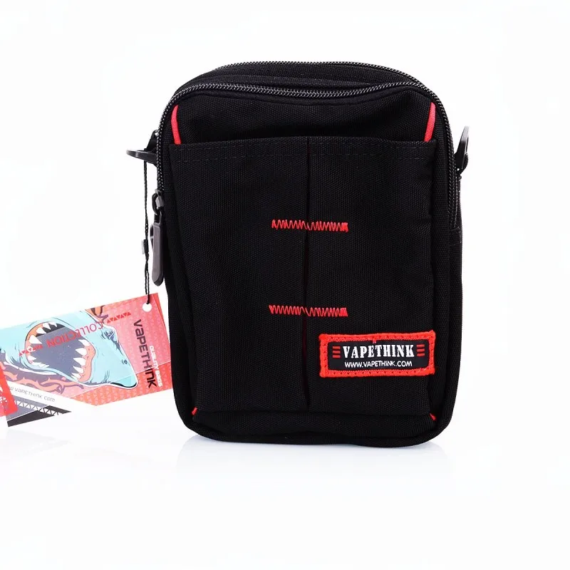 

Original Vapethink The Dark Knight 1 150 x 180 x 80mm Polyester Carrying Storage Bag for Vape E-cigarette VW Mod / Atomizer