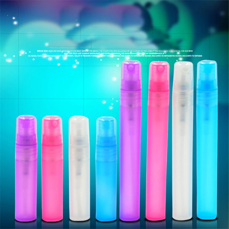 

5pcs 5ml/10ml perfume pen lotion spray bottle Scrub perfume Bottle Plastic PP spray perfume bottle Sub bottling wholesale BQ232