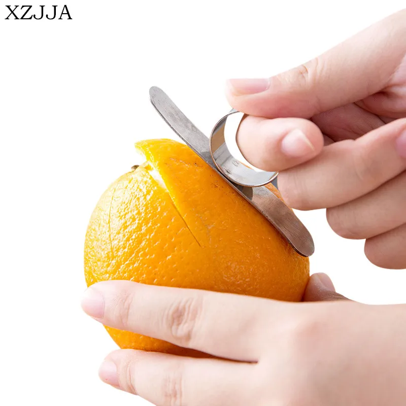 XZJJA Creative Stainless Steel Fruit Peelers Lemon Orange Peeler