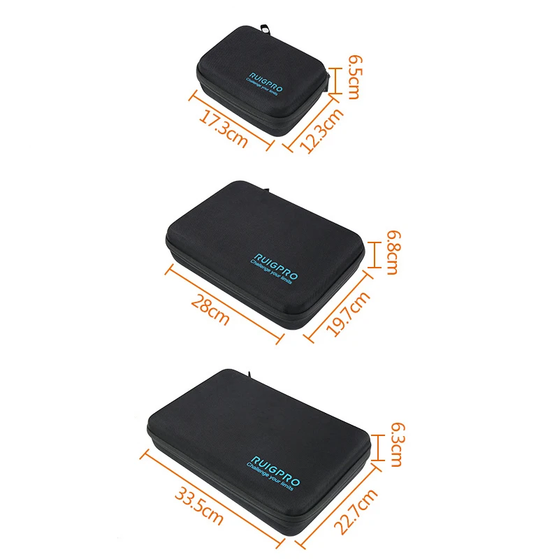 Bolsa de Armazenamento de Transporte Bolsa de Mão para Gopro Bolsa de Câmera Portátil Caixa Protetora Tamanho Hero 9 8 7 6 5 4 Xiaomi yi Sjcam Acessórios 3 - Image 3