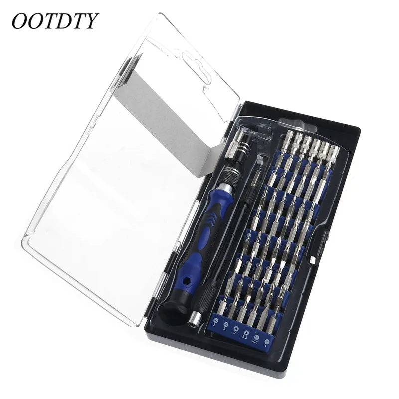 

OOTDTY 54 Bit Driver Kit Precision Screwdriver Set Hand Repair Tools For Phone iPad PC
