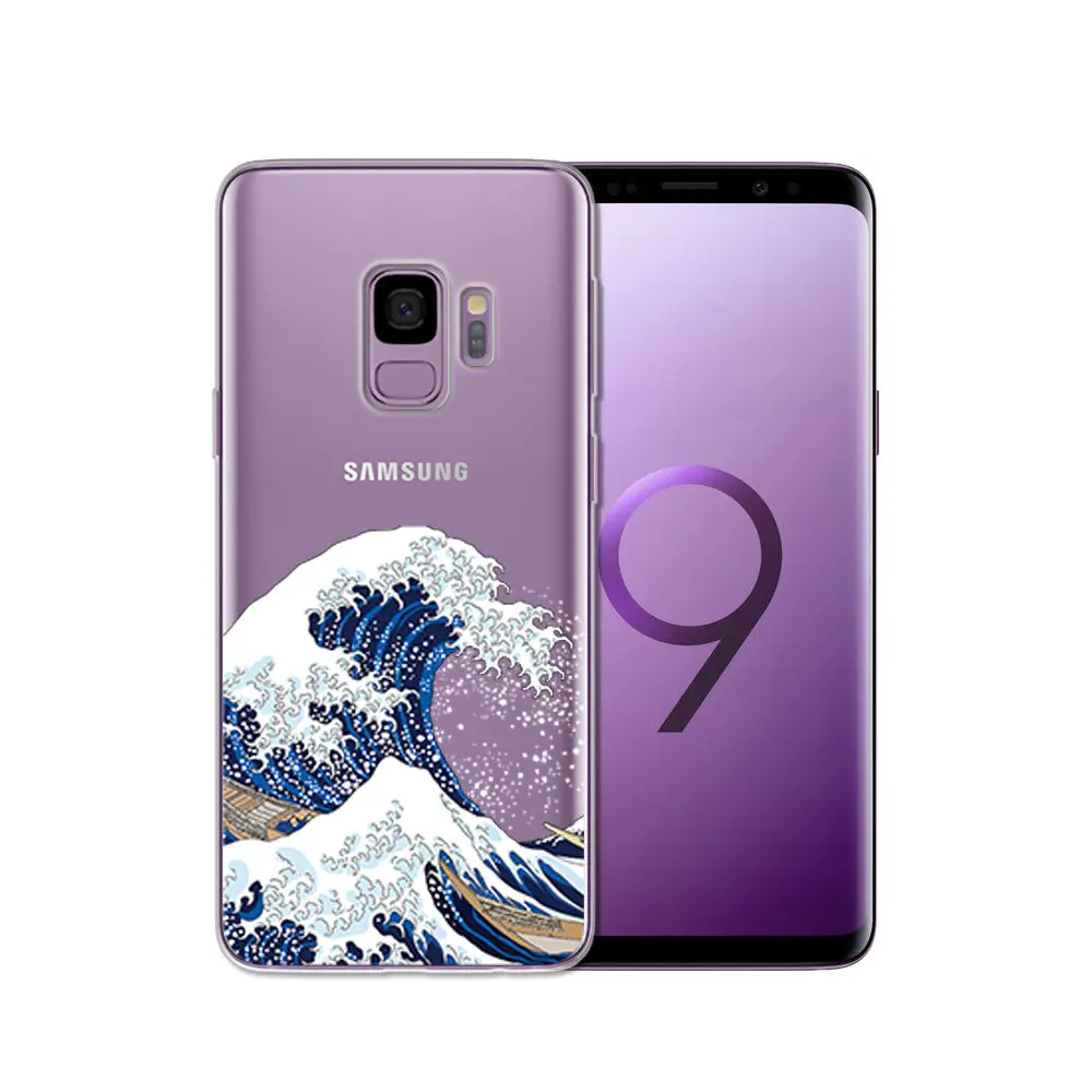 Arvin Silicone Case FOR Samsung Galax s5 S6 S7 S8 Clear Protective case FOR Samsung S6 edge S8 Plus S9 Plus Soft TPU Phone Cover (19)