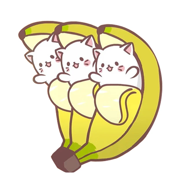 Bananya Banana Cat anime manga kitty Mug cat lover kitty lover cat in a  banana cats in a banana funny banana cat cute bananya cute banana cat