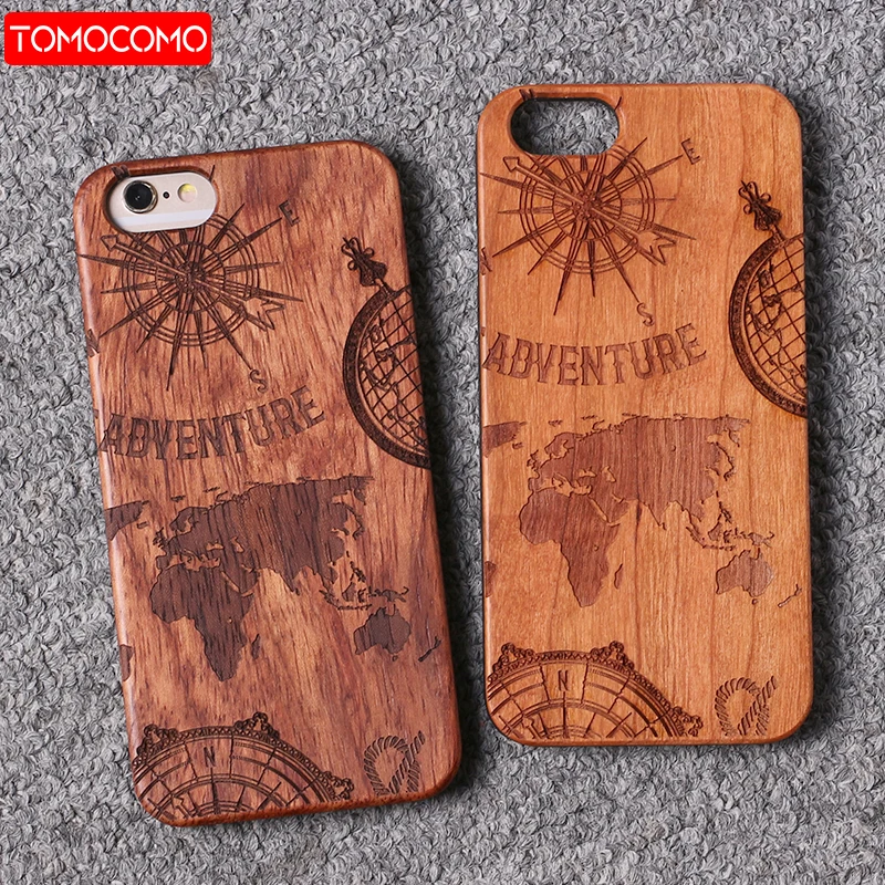 Beste Voor iPhone 6 6 Plus 7 7 Plus 8 8 Plus XS Max Koning Koningin Crown Wereldkaart Bidden Echte hout Telefoon Geval Voor SAMSUNG S7 Rand S9 Plus