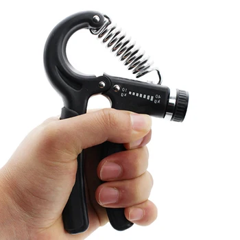 

Adjustable R-Type Heavy Grips Hand Gym Power Fitness Finger Exerciser Pow Grip Wrist Strength Training Gripper Carpal Expande