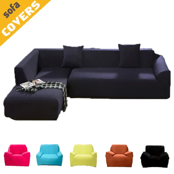 Solid Pure Color Sofa Slipcover Armchair Corner Couch Full Body Solid Pure Color Sofa Slipcover Armchair Corner Couch Full Body Chaise Cover Elasticity Flexible Anti Dirty Machine Washable In From Home
