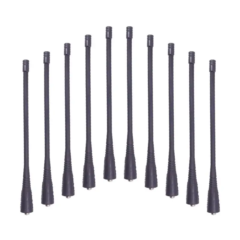 10 шт UHF 400-470 МГц гибкая антенна для Motorola GP338, GP328, GP3188, GP68, GP340, GP88S, GP88, CP140 и т. д., рация Любительское радио