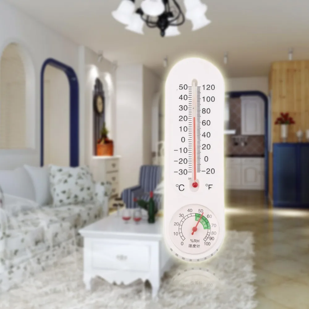 Аналоговый бытовой термометр, гигрометр, настенный тестер, измерительный термометр, влажность для дома и офиса, абсолютно