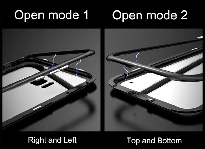 Чехол для телефона с магнитной адсорбцией s для samsung Galaxy S9 Note 9 8 S8 Plus, откидная крышка, чехол из закаленного стекла для samsung S7 S9 S8