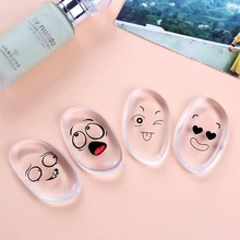 1 шт. мягкий гелевый силиконовый косметический порошок слоеный милый Экспрессия лица основа BB крем красота инструмент для макияжа