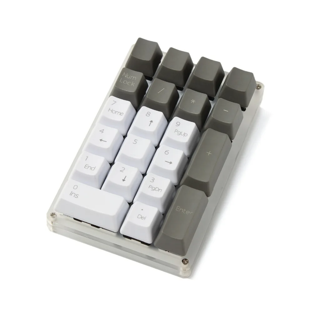 YMDK пустой боковой печатью топ-печатный 21 ключ Numpad толстый PBT OEM профиль Keycap для MX переключатели Numpad(только KEYCAP