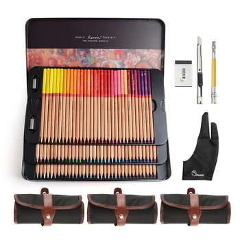 

Marco-3100 Renior 100 Colored Pencil For Drawing Painting Oil Colors Professional Pencil Set