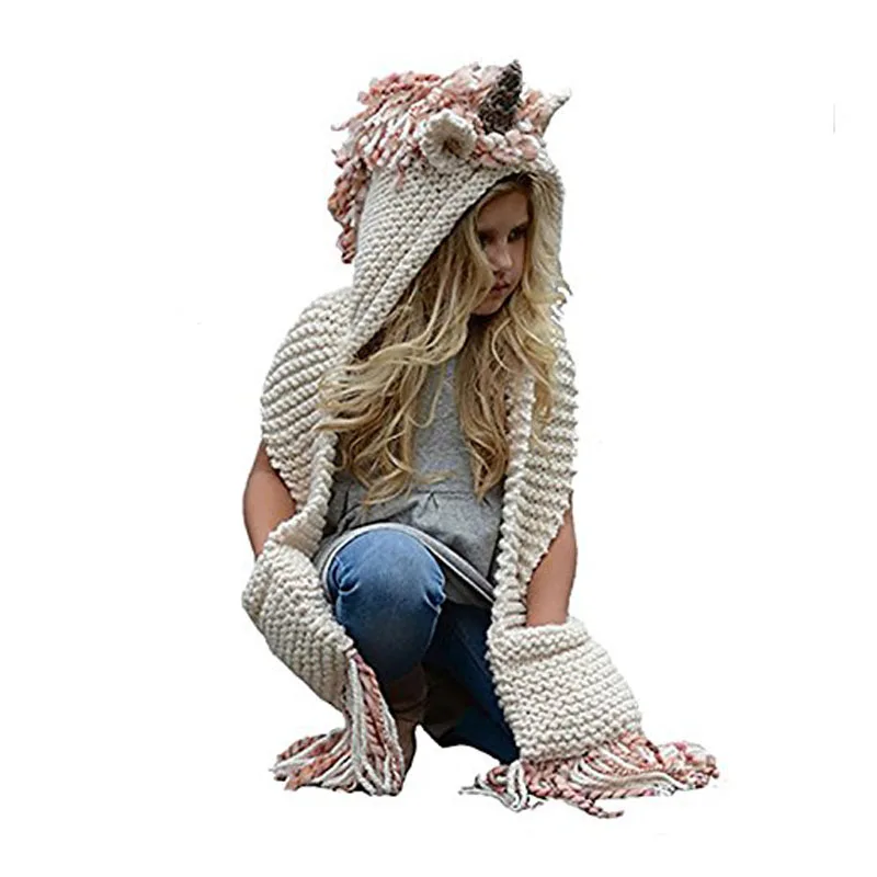 kids hat scarf