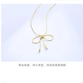 

ZHAO student neck Jewelry Short paragraph Clavicular chain summer S925 silver Necklace personality