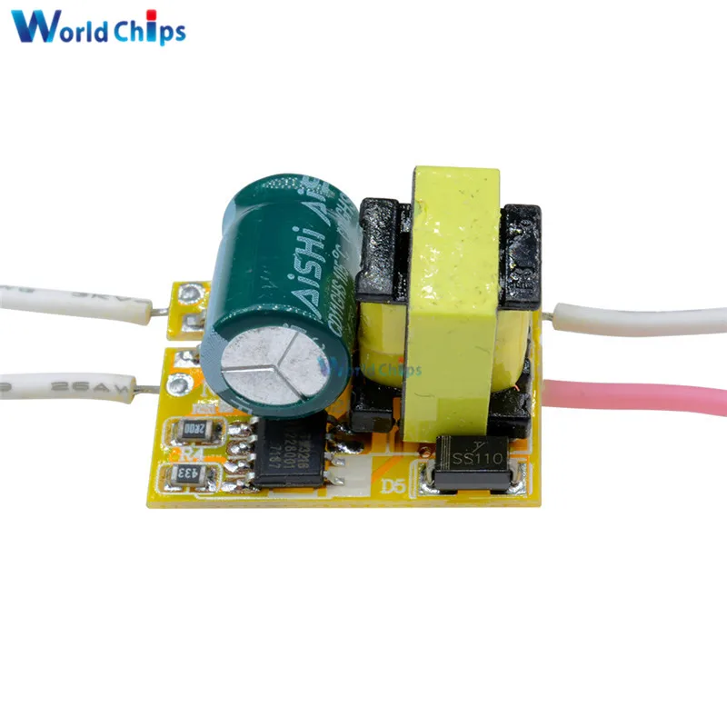

Non-waterproof LED Driver Transfomer Chip Power Supply Driver Transformer AC 85-265V 3W
