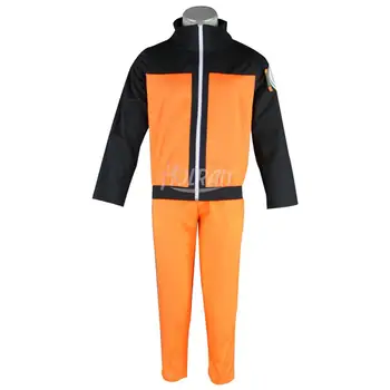 

Naruto Uzumaki Cosplay Jacket pant Naruto Shippuden Costume Outfit set