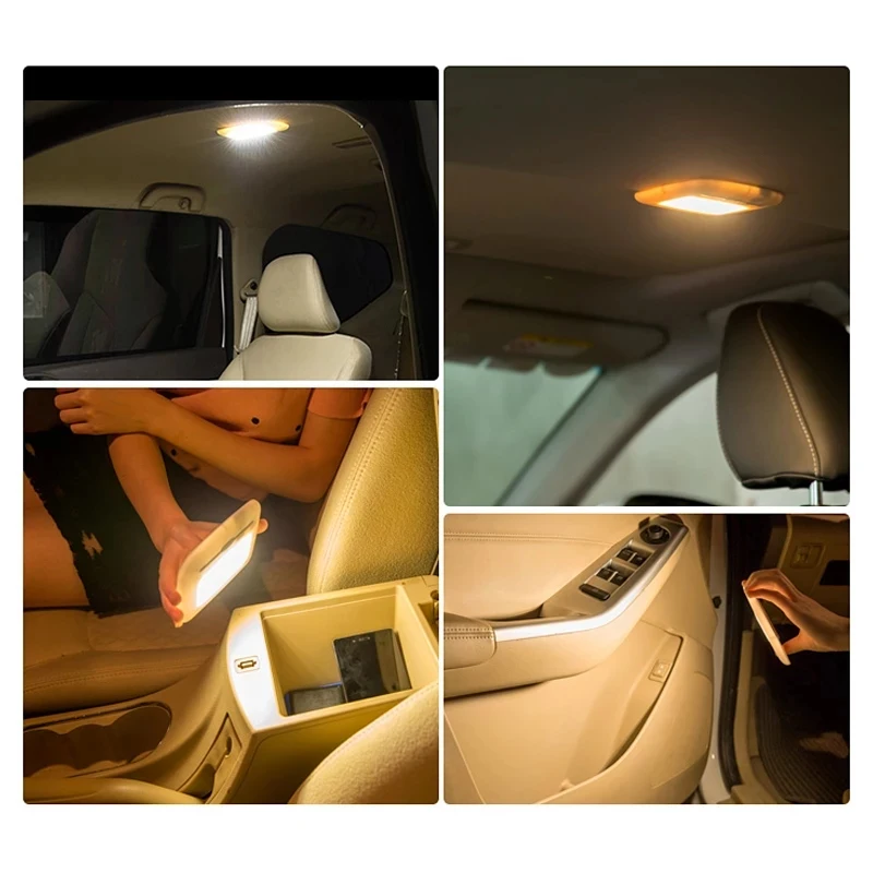 Регулируемый светодиодный съемный светильник для внутреннего освещения, 3 м, лампа для подачи клея, usb зарядка, сенсорный светильник для гардероба, светильник для чтения автомобиля, настенный светильник s