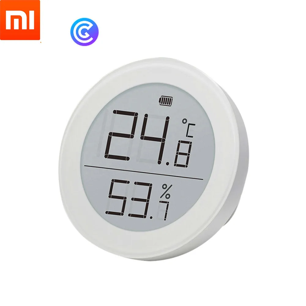 Смарт термометр Xiaomi Air QingPing BT с датчиком температуры и влажности ЖК дисплей