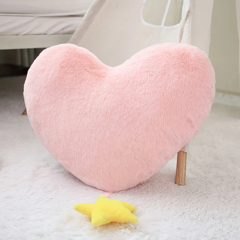 Yeawnow Луна Звезда Корона треугольник любовь девочки чтения подушки для детей подарки на день рождения девочка мальчик постельные принадлежности подушки украшения - Цвет: 35x30cm pink love