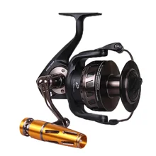 NOEBY спиннингом 30 кг перетащите Мощность 7000 Троллинговая Рыбалка металлический 10+ 1BB 4,1: 1 Шестерни соотношение соленой воды рыболовные снасти