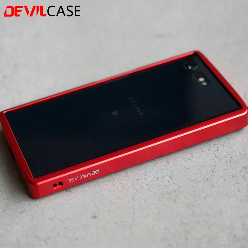 DEVILCASE для SONY XPERIA X Compact XC 4 6 дюймов алюминиевый бампер или AR покрытие переднее