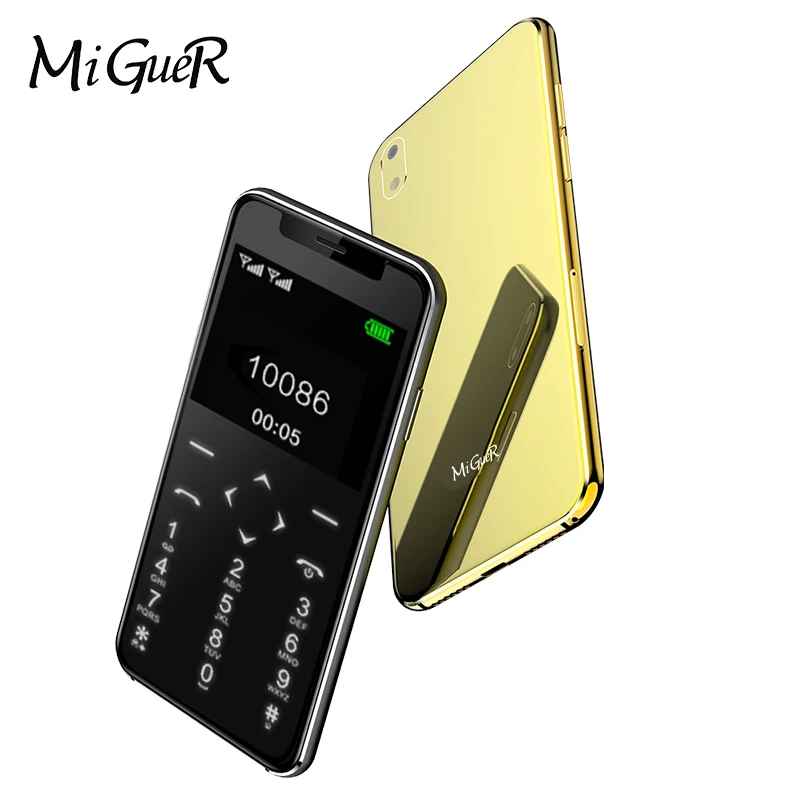 MiGueR Мини X мобильный телефон большой голос 2 0 дюймов MP3 плееры одна sim карта с