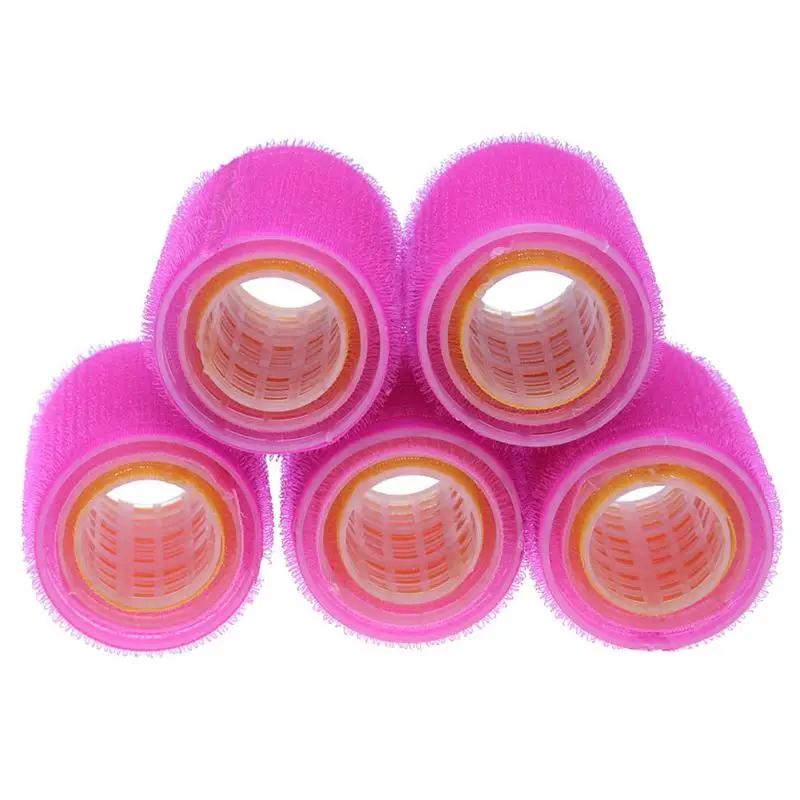 

15Pcs/Set 3 Size Hook & Loop Hair Rollers DIY Hair Styling Tools Wave Curly Hair Making Curler Self-Adhesive Roller Random Color