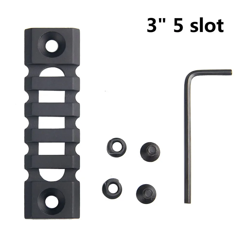 2 inch 3 Slot 3inch 5inch Slot 3.6inch 7 Slot Aluminum Keymod Scope Mount Picatinny Weaver RL1-0022 (3)