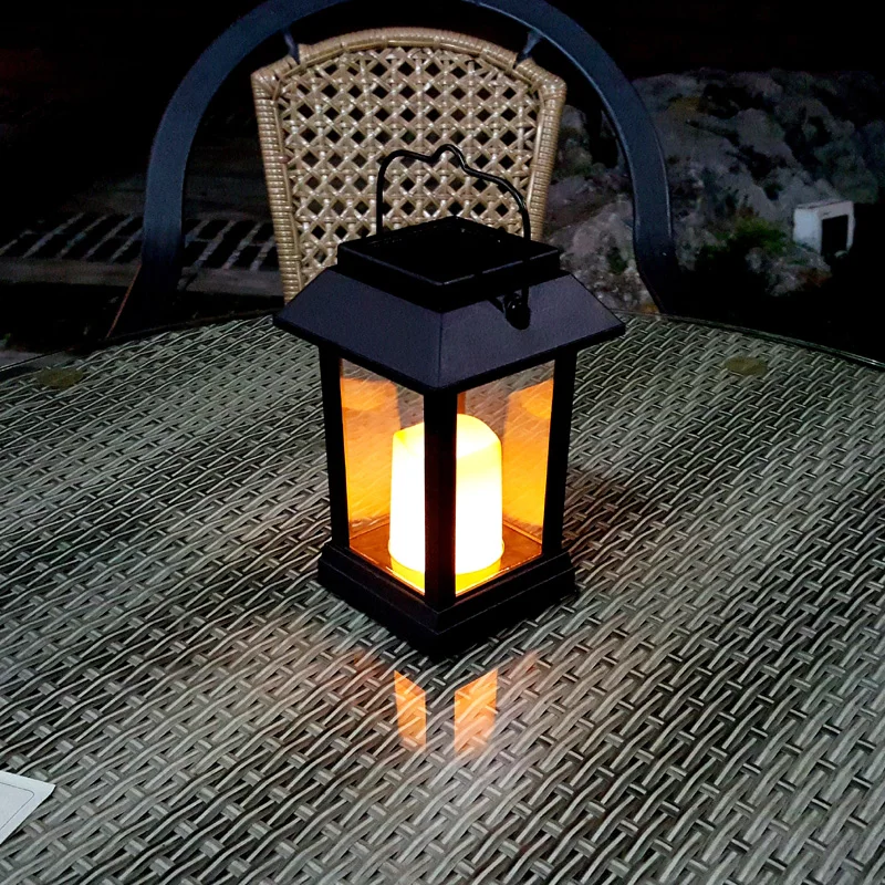 

Solar Power Waterproof LED Garden Candle Light Outdoor Lighting Hanging Lantern Lamp JA55