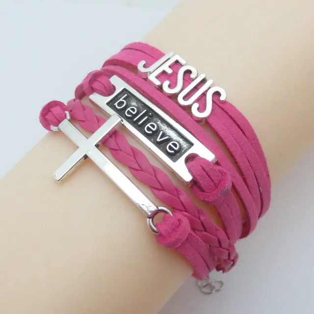 Buy Love Jesus Christ bracelet cross charm Christian