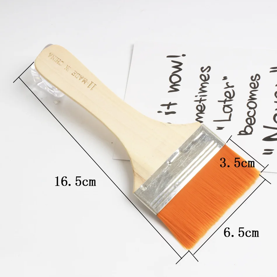 Высококачественная нейлоновая кисть для рисования маслом, щетка для барбекю, нейлоновая щетка для чистки щетинок, инструмент для чистки