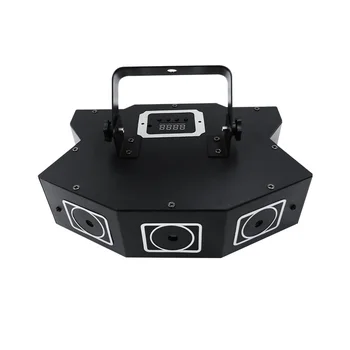 

DMX LED Stage Laser Light Sound Activated Auto Full-Color Laser Spotlight Party Disco Rotating Strobe Light for KTV Bar Holiday