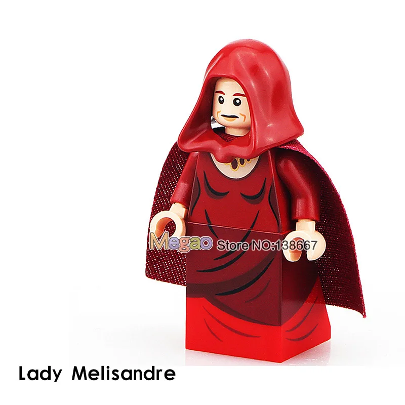 

Single sale Super Heroes Game of thrones Lady Mellsandre PG943 Vocation Legoing Building Blocks Best Children Gift Toys