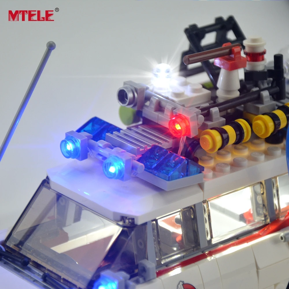 MTELE светодиодный светильник комплект для Ghostbusters Ecto-1 светильник ing набор совместим с 21108(не включает в себя модель