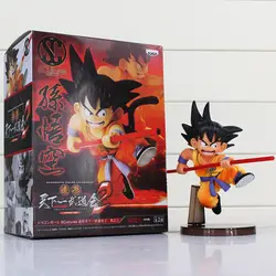 Dragon Ball Z рисунок игрушечные лошадки 16 см Сон Гоку детства издание Scultures большой ПВХ фигурки героев кукла модель