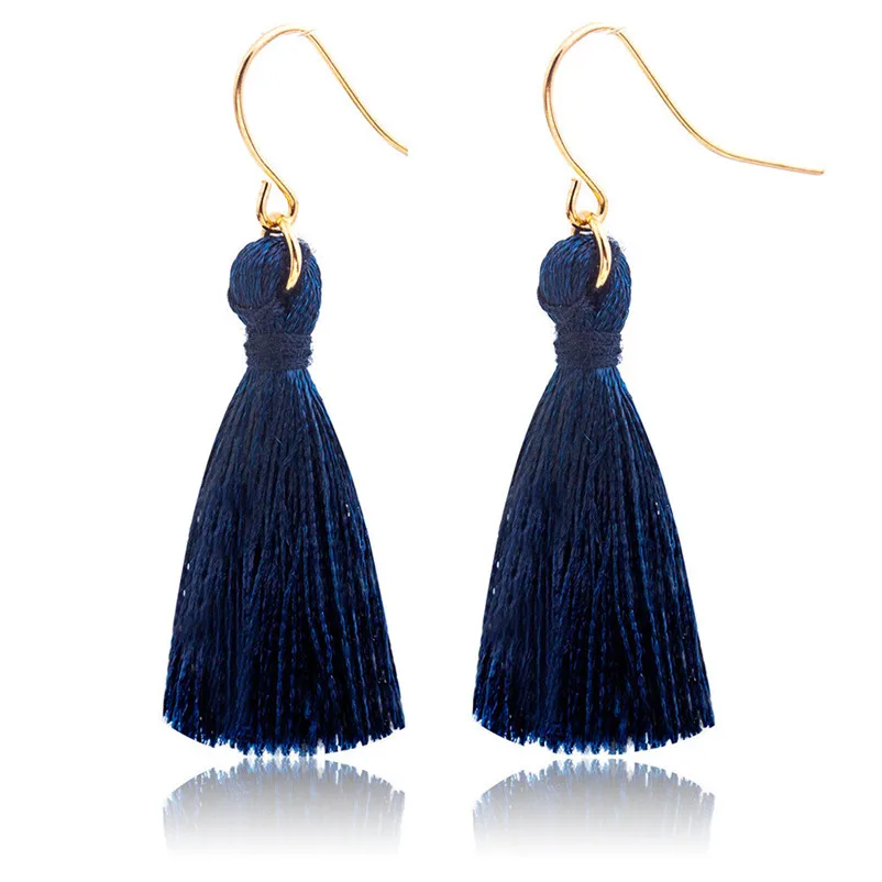 2018 Trendry Earrings for Women Bohemian Earrings Women Long Tassel Fringe Dangle Earrings Jewelry for gift Brincos J05#N (10)