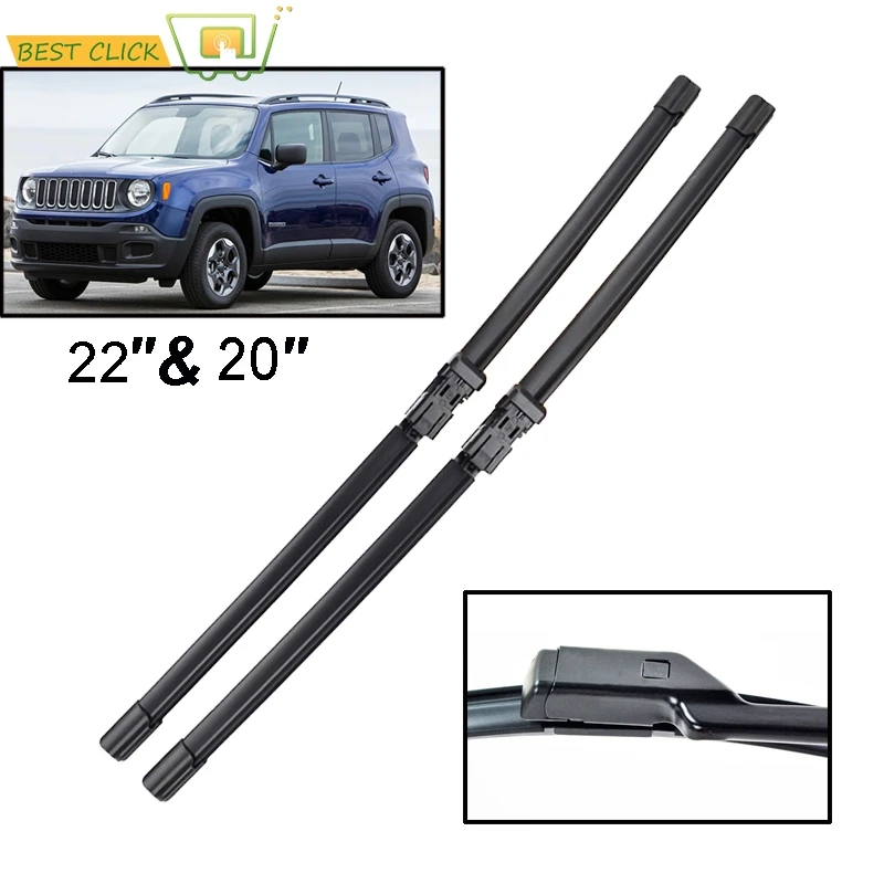 Щетки стеклоочистителя Misima для Jeep Renegade 2014 2015 2016 2017 2018 2019|Стеклоочистители| |