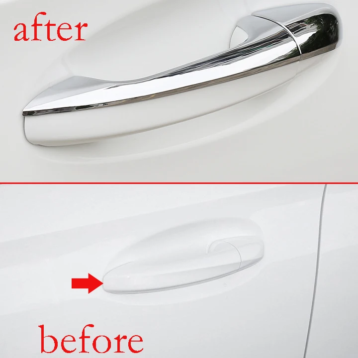 

For Mercedes-Benz A-Class A180 A200 A250(V177/W177) 2018 2019 Car Accessories ABS Chrome Door Handle Cover Trim