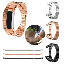 HIPERDEAL часы из нержавеющей стали ремешок металлический наручный ремешок на замену для Fitbit Alta hr/Fitbit Alta 15J Прямая