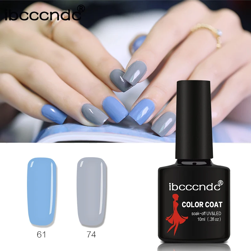 Дизайн ногтей гель Ibcccndc 80 цветов 10 мл замачиваемый Эмаль светодиодный УФ-гель для ногтей лак стойкий лак лампа для ногтей гель